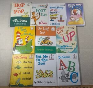 Lot of 10 -Dr Seuss Beginner Books Hardback Kids Books Bundle